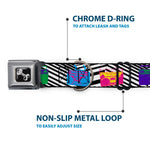 Dog Bone Seatbelt Buckle Collar - Eighties Boomboxes