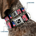 Load image into Gallery viewer, Dog Bone Seatbelt Buckle Collar - Empire State Building NYC
