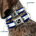 Load image into Gallery viewer, Dog Bone Seatbelt Buckle Collar - El Salvador Flag
