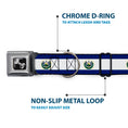 Load image into Gallery viewer, Dog Bone Seatbelt Buckle Collar - El Salvador Flag
