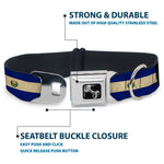 Dog Bone Seatbelt Buckle Collar - El Salvador Flag/Black