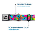 Load image into Gallery viewer, Dog Bone Seatbelt Buckle Collar - Flower Blossom
