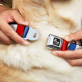 Load image into Gallery viewer, Dog Bone Seatbelt Buckle Collar - France Flags
