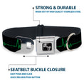 Load image into Gallery viewer, Dog Bone Seatbelt Buckle Collar - Flatline
