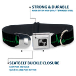Dog Bone Seatbelt Buckle Collar - Flatline