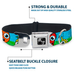 Dog Bone Seatbelt Buckle Collar - Fruit Cartoon
