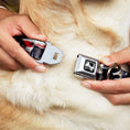 Load image into Gallery viewer, Dog Bone Seatbelt Buckle Collar - Flying Eagle/American Flag
