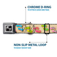 Load image into Gallery viewer, Dog Bone Seatbelt Buckle Collar - Flip Flops3 Sand/Multi Color
