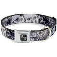 Load image into Gallery viewer, Dog Bone Seatbelt Buckle Collar - Gothic 1
