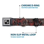 Dog Bone Seatbelt Buckle Collar - Gothic 6