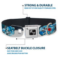 Load image into Gallery viewer, Dog Bone Seatbelt Buckle Collar - Gothic 7
