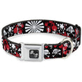 Load image into Gallery viewer, Buckle-Down Seatbelt Buckle Dog Collar - Graffiti Women's
