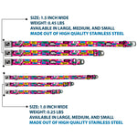 Dog Bone Seatbelt Buckle Collar - Girls Rule Bubbles