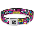 Load image into Gallery viewer, Dog Bone Seatbelt Buckle Collar - Girls Rule Bubbles

