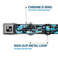 Load image into Gallery viewer, Dog Bone Seatbelt Buckle Collar - Grunge Bricks Blue
