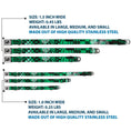 Load image into Gallery viewer, Dog Bone Seatbelt Buckle Collar - Grunge Chaos Green
