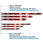 Dog Bone Seatbelt Buckle Collar - Grunge Gears Orange