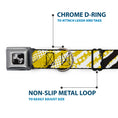 Load image into Gallery viewer, Dog Bone Seatbelt Buckle Collar - Grunge Tread Yellow

