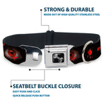 Dog Bone Seatbelt Buckle Collar - Genjutsu Eye