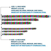 Dog Bone Seatbelt Buckle Collar - Glaze Donut Expressions Black