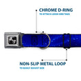 Load image into Gallery viewer, Dog Bone Seatbelt Buckle Collar - Galaxy Arch Blues/White
