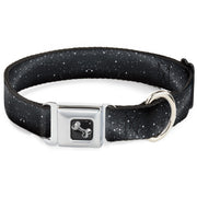 Dog Bone Seatbelt Buckle Collar - Galaxy Arch Black/Gray/White