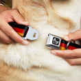 Load image into Gallery viewer, Dog Bone Seatbelt Buckle Collar - German Flag Distressed
