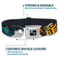 Load image into Gallery viewer, Dog Bone Seatbelt Buckle Collar - Honor Gray
