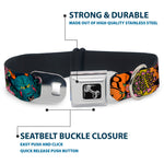 Dog Bone Seatbelt Buckle Collar - Honor Pink
