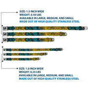 Dog Bone Seatbelt Buckle Collar - Honor CLOSE-UP Yellow