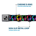 Load image into Gallery viewer, Dog Bone Seatbelt Buckle Collar - Headphones Black/Neon
