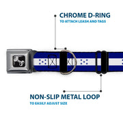 Dog Bone Seatbelt Buckle Collar - Honduras Flags
