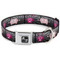 Load image into Gallery viewer, Dog Bone Seatbelt Buckle Collar - Hot Beat Bot Pink
