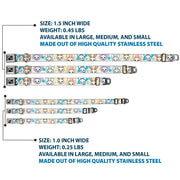 Dog Bone Seatbelt Buckle Collar - Happy/Sad Bunnies & Stars White/Pastel