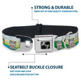 Load image into Gallery viewer, Dog Bone Seatbelt Buckle Collar - Hippo Cartoon
