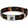 Load image into Gallery viewer, Dog Bone Seatbelt Buckle Collar - Hot Like A Pepper
