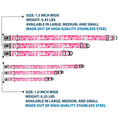 Load image into Gallery viewer, Dog Bone Seatbelt Buckle Collar - Hibiscus Neon Pink/White
