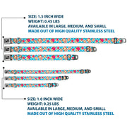 Dog Bone Seatbelt Buckle Collar - Happy Cupcakes Buffalo Plaid White/Blue