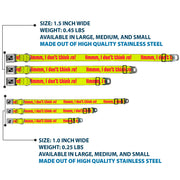 Dog Bone Seatbelt Buckle Collar - HMMM, I DON'T THINK SO! Yellow/Pink