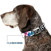 Dog Bone Seatbelt Buckle Collar - Icons & Patterns 1