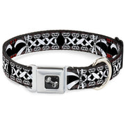 Dog Bone Seatbelt Buckle Collar - Icons & Patterns 1