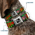 Load image into Gallery viewer, Dog Bone Seatbelt Buckle Collar - I "Brain" ZOMBIES
