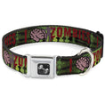 Load image into Gallery viewer, Dog Bone Seatbelt Buckle Collar - I "Brain" ZOMBIES
