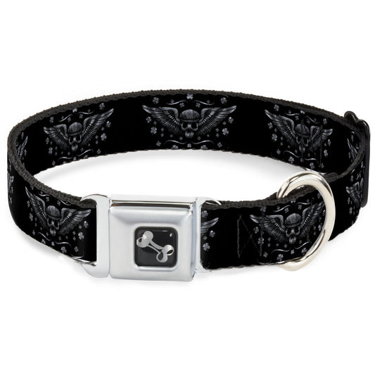 Dog Bone Seatbelt Buckle Collar - I "Heart House Music"