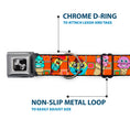 Load image into Gallery viewer, Dog Bone Seatbelt Buckle Collar - Ice Cream Cone & Popsicle Expressions/Squares Multi Color
