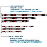 Dog Bone Seatbelt Buckle Collar - I 