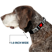 Dog Bone Seatbelt Buckle Collar - I 