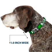 Buckle-Down Seatbelt Buckle Dog Collar - I 