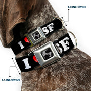 Dog Bone Seatbelt Buckle Collar - I 