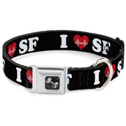Dog Bone Seatbelt Buckle Collar - I 